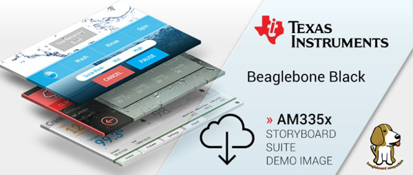 Storyboard für BeagleBone Black Texas Instruments AM335x