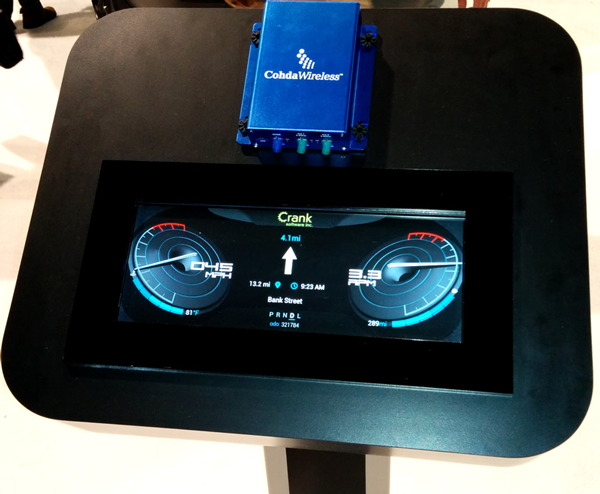 QNX Digital Instrument Cluster V2V and V2I technology