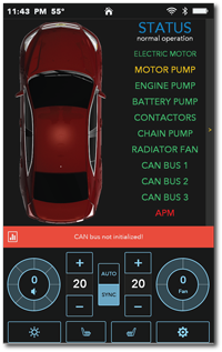 EcoCAR 2 challenge Screen