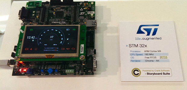 Storyboard auf STM32F429 mit FreeRTOS